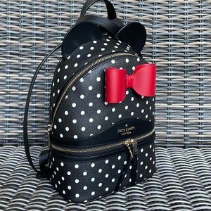 Kate Spade Disney X Kate Spade New York Minnie Dome Backpack Black Multi